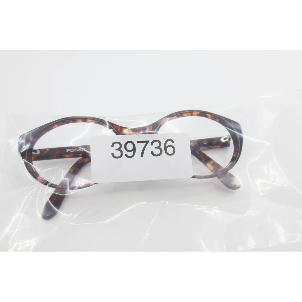 Fossil Eyewear Jessie Oval Tortoise Shell Brown Full Rim Eyeglass Frames 39736